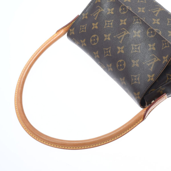 ik 00 0455152 3 Louis Vuitton Monogram Mini Looping Shoulder Bag Brown