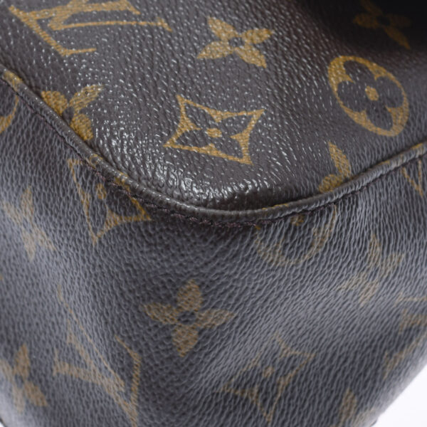 ik 00 0455152 7 Louis Vuitton Monogram Mini Looping Shoulder Bag Brown