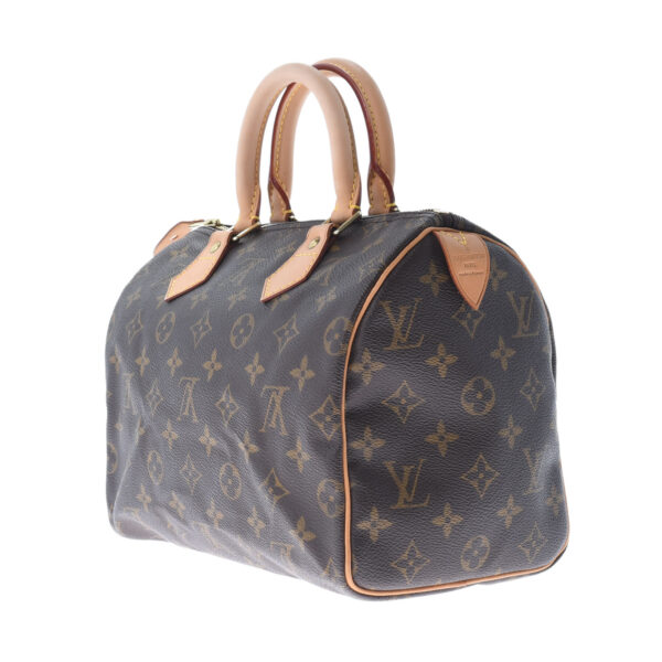 ik 00 0455159 2 Louis Vuitton Monogram Speedy 25 Handbag Brown