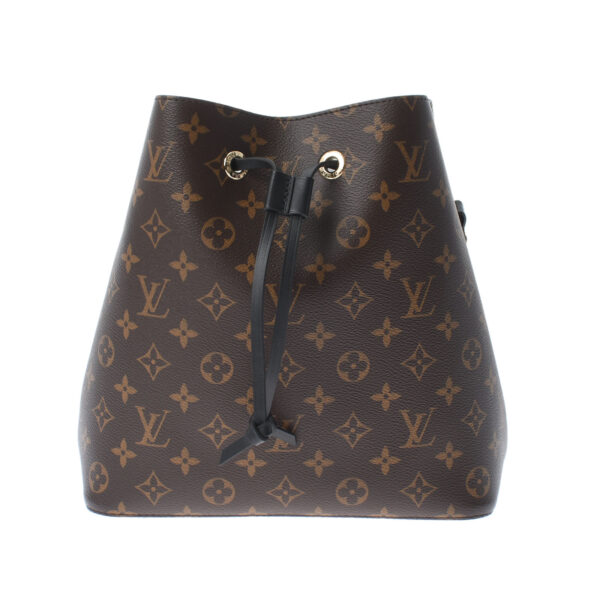 ik 00 0455170 1 Louis Vuitton Monogram Neo Noe Shoulder Bag Noir