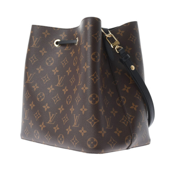 ik 00 0455170 2 Louis Vuitton Monogram Neo Noe Shoulder Bag Noir