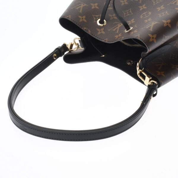 ik 00 0455170 3 Louis Vuitton Monogram Neo Noe Shoulder Bag Noir