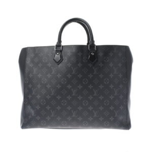 ik 00 0455175 1 Louis Vuitton Caba Voyage Tote Bag Black