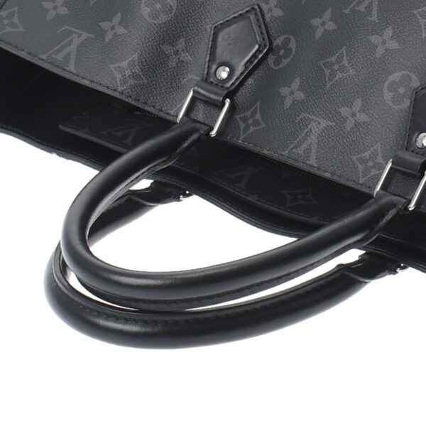 ik 00 0455175 3 Louis Vuitton Monogram Eclipse Grand Sac Tote Bag Black