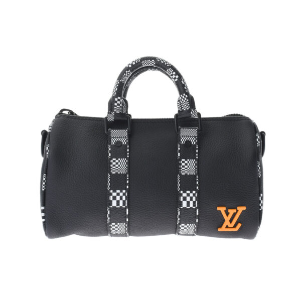 ik 00 0462937 1 Louis Vuitton City Keepall XS 2WAY Handbag Black White