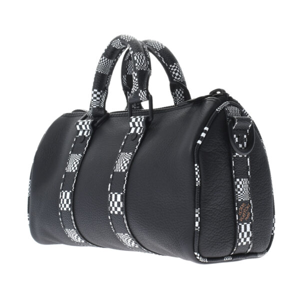 ik 00 0462937 2 Louis Vuitton City Keepall XS 2WAY Handbag Black White