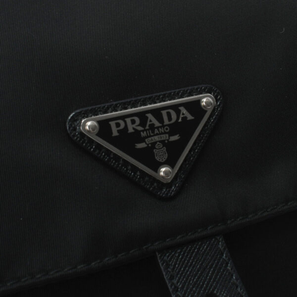 ik 00 0528140 10 Prada Shoulder Bag Nylon Black