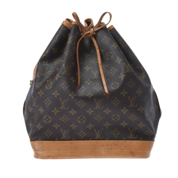 ik 00 0529275 2 Louis Vuitton Monogram Noe Shoulder Bag Brown