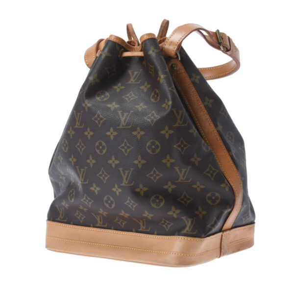 ik 00 0529275 3 Louis Vuitton Monogram Noe Shoulder Bag Brown