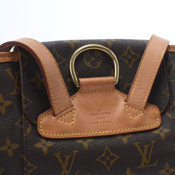 ik 00 0529286 9 Louis Vuitton Monogram Monsouris MM Backpack Brown