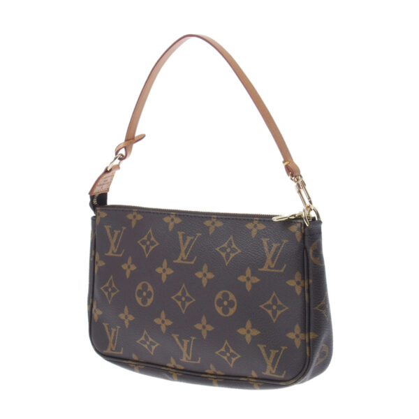 ik 00 0530803 3 Louis Vuitton Monogram Pochette Accessory Pouch Brown