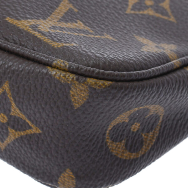 ik 00 0530803 7 Louis Vuitton Monogram Pochette Accessory Pouch Brown