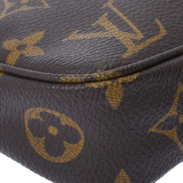 ik 00 0530803 8 Louis Vuitton Monogram Pochette Accessory Pouch Brown