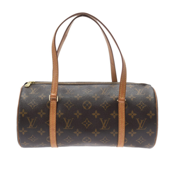 ik 00 0537651 2 Louis Vuitton Monogram Papillon 30 Handbag Brown