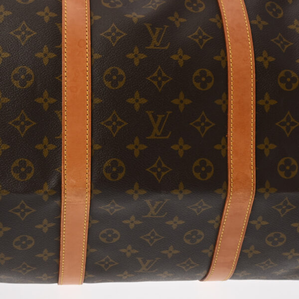 ik 00 0542601 11 Louis Vuitton Monogram Keepall 60 Bag Brown