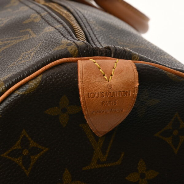 ik 00 0542601 16 Louis Vuitton Monogram Keepall 60 Bag Brown