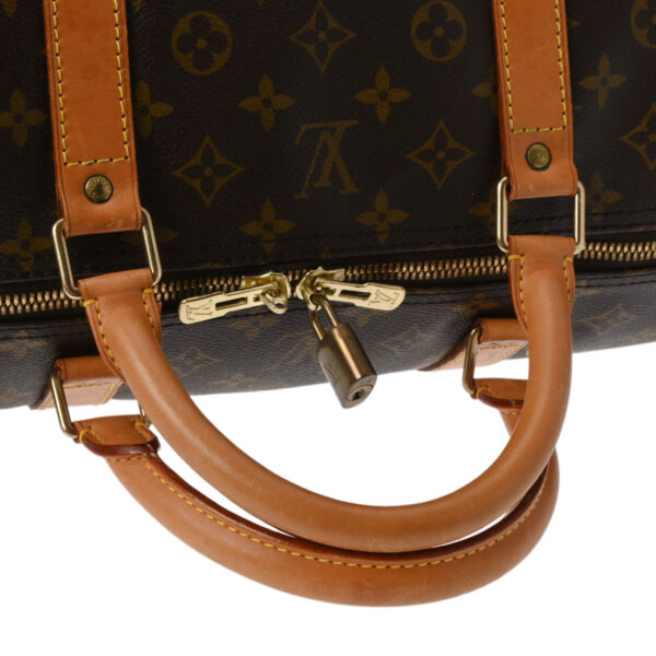 ik 00 0542601 4 Louis Vuitton Monogram Keepall 60 Bag Brown