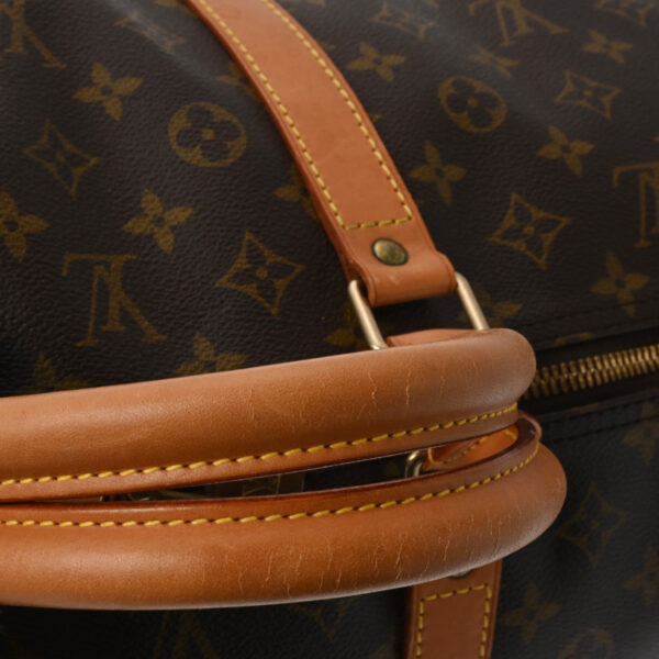 ik 00 0542601 5 Louis Vuitton Monogram Keepall 60 Bag Brown