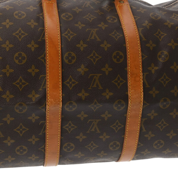 ik 00 0542614 10 Louis Vuitton Monogram Keepall 55 Bag Brown