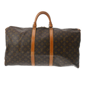 ik 00 0542614 2 Louis Vuitton Utah Ohama Bag Leather Brown