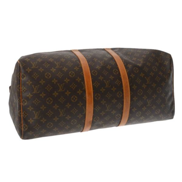 ik 00 0542614 6 Louis Vuitton Monogram Keepall 55 Bag Brown