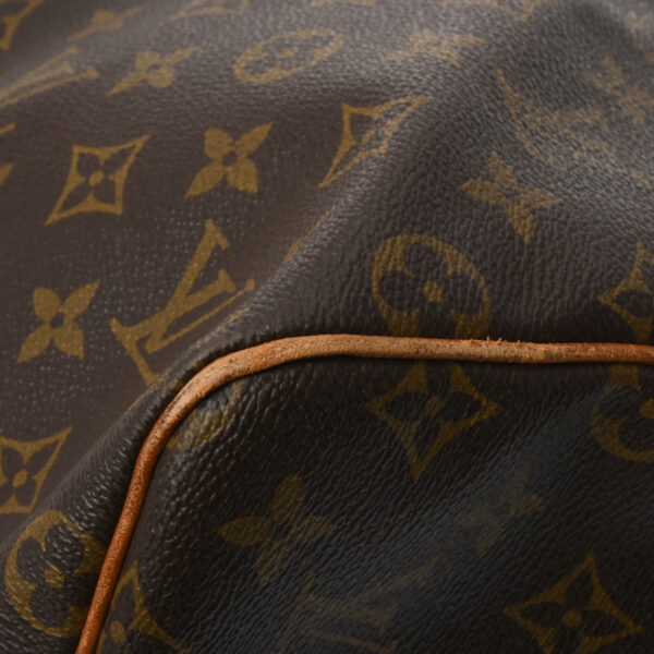 ik 00 0542614 7 Louis Vuitton Monogram Keepall 55 Bag Brown