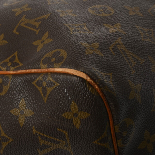 ik 00 0542614 8 Louis Vuitton Monogram Keepall 55 Bag Brown