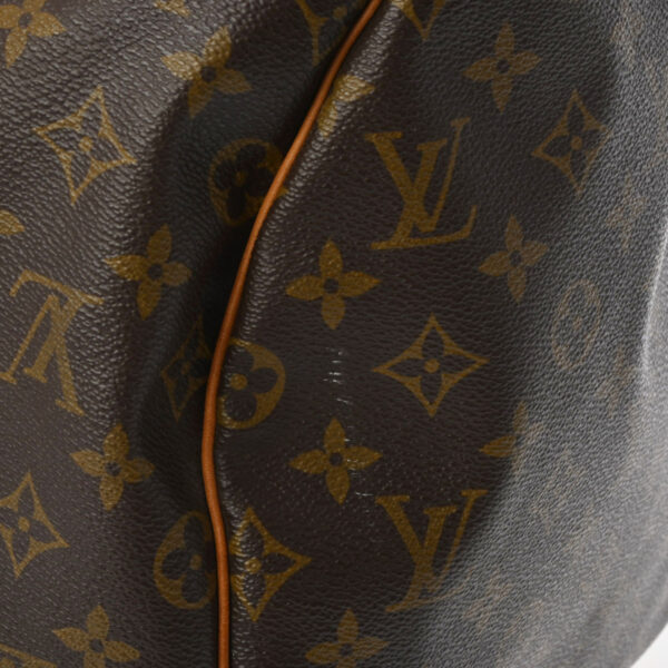 ik 00 0542614 9 Louis Vuitton Monogram Keepall 55 Bag Brown