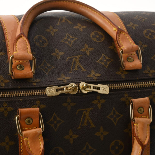 ik 00 0542616 12 Louis Vuitton Monogram Keepall 60 Bag Brown