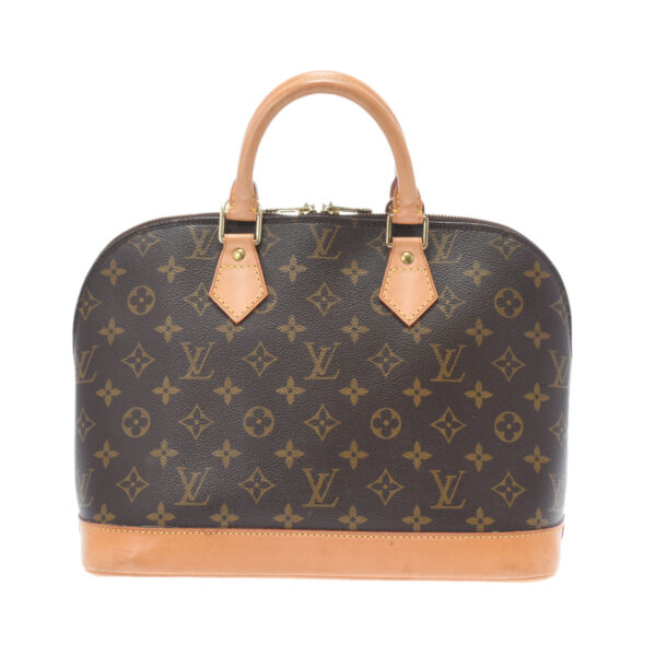 ik 00 0544558 2 Louis Vuitton Monogram Alma PM Handbag Brown