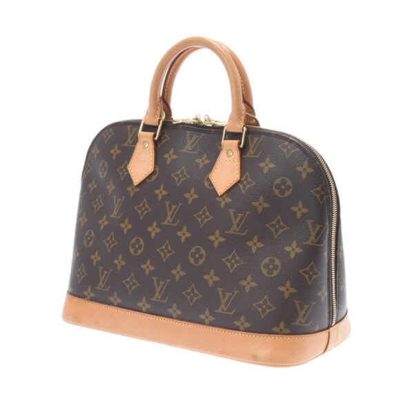 ik 00 0544558 3 Louis Vuitton Monogram Alma PM Handbag Brown