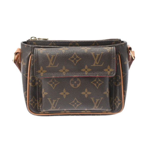 ik 00 0546891 2 Louis Vuitton Monogram Viva Cite PM Shoulder Bag Brown