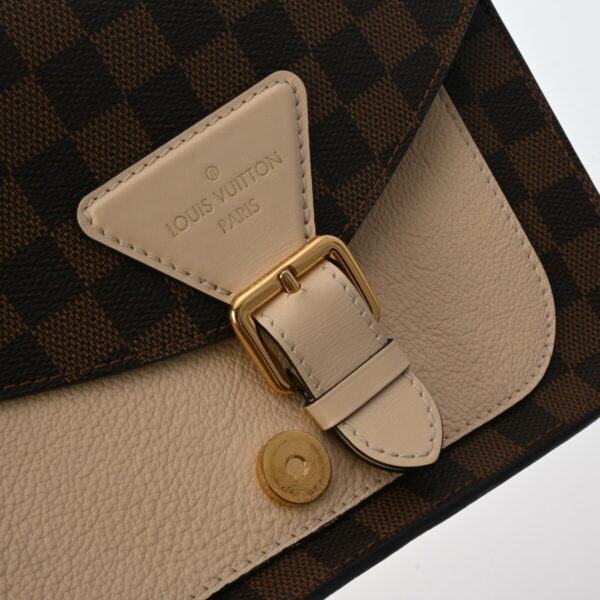 ik 00 0546895 8 Louis Vuitton Damier Beaumarchais Handbag Creme