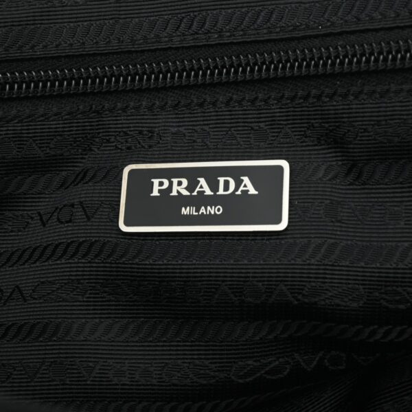 ik 00 0551182 12 Prada 2Way Tote Bag Nylon Black