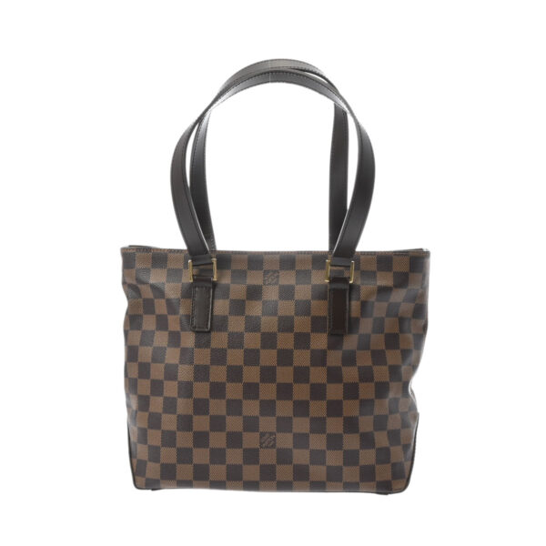 ik 00 0551876 2 Louis Vuitton Damier Cabas Piano Handbag Brown