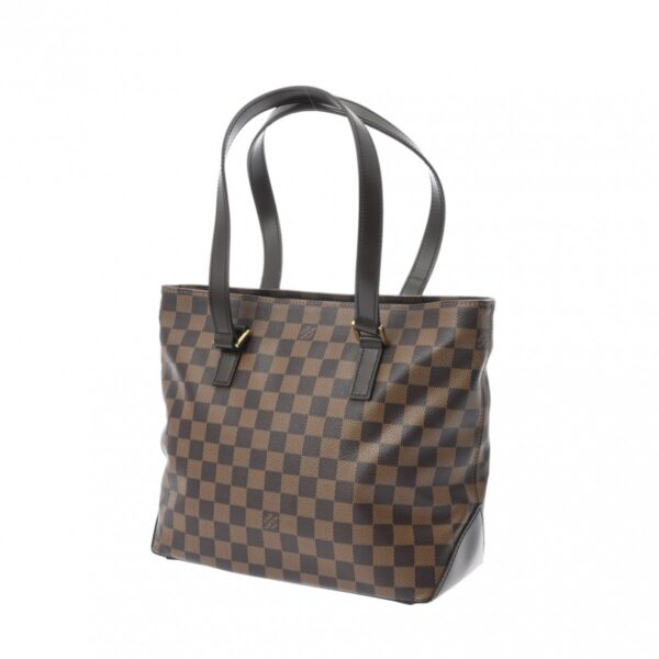 ik 00 0551876 3 Louis Vuitton Damier Cabas Piano Handbag Brown