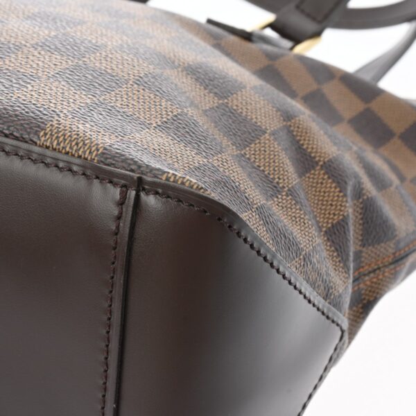 ik 00 0551876 8 Louis Vuitton Damier Cabas Piano Handbag Brown