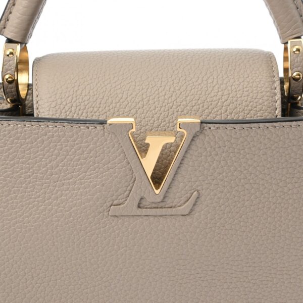 ik 00 0551881 8 Louis Vuitton Taurillon Capucines BB 2WAY Handbag Galle