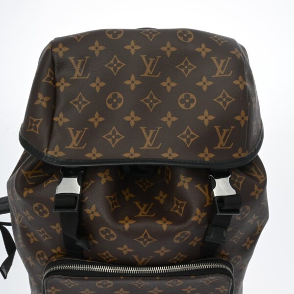 ik 00 0551891 11 Louis Vuitton Monogram Macassar Backpack Black