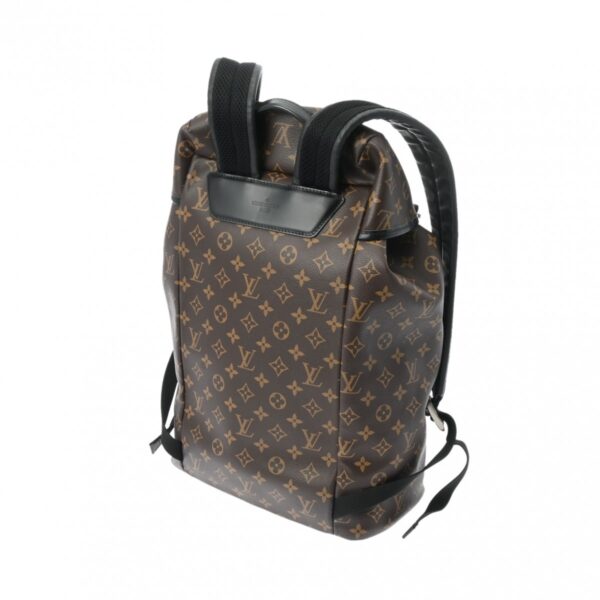 ik 00 0551891 4 Louis Vuitton Monogram Macassar Backpack Black