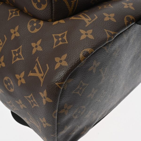 ik 00 0551891 7 Louis Vuitton Monogram Macassar Backpack Black