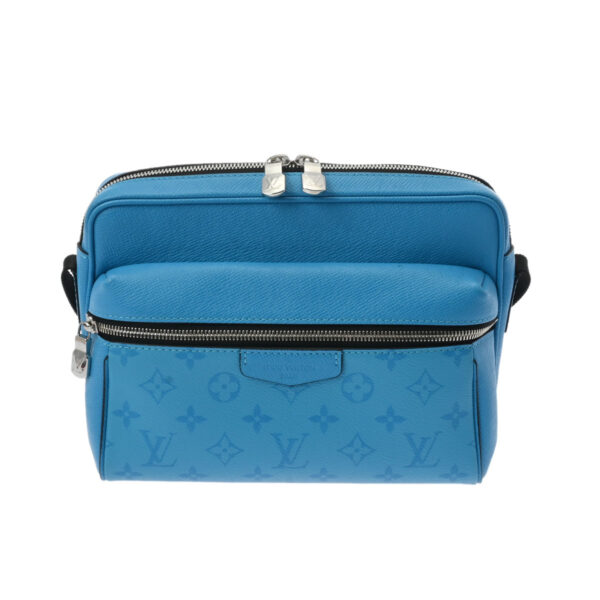 ik 00 0551965 2 Louis Vuitton Taigarama Outdoor Messenger PM Shoulder Bag Blue