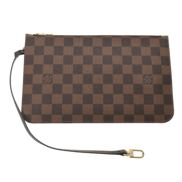 ik 00 0552180 12 Louis Vuitton Damier Neverfull MM Tote Bag Brown