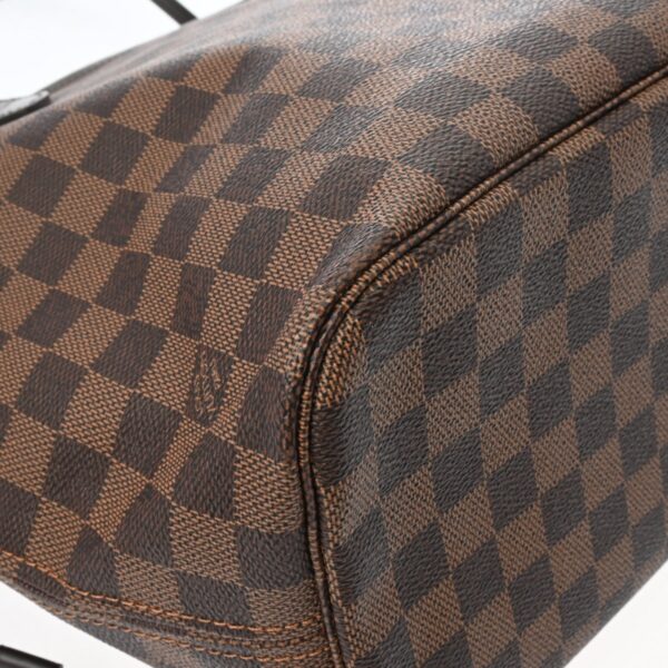 ik 00 0552180 7 Louis Vuitton Damier Neverfull MM Tote Bag Brown