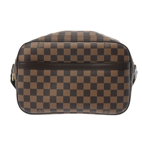 ik 00 0552184 2 Louis Vuitton Damier Reporter PM Shoulder Bag Brown