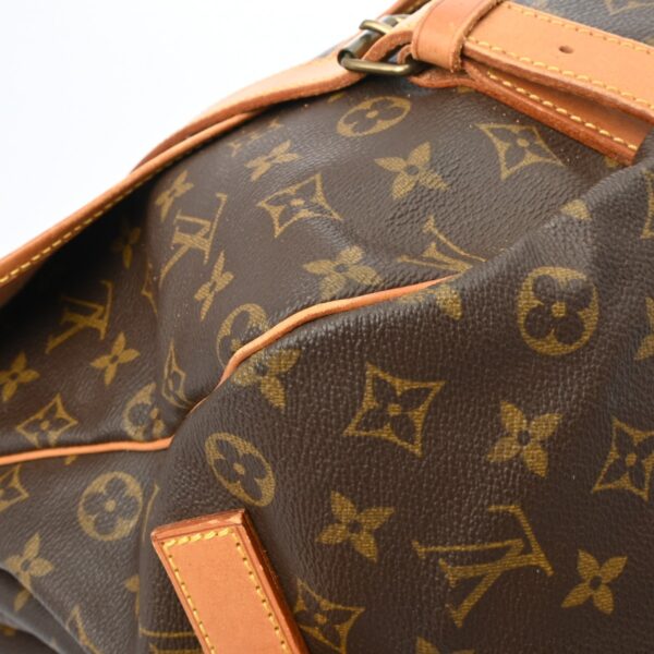 ik 00 0553626 7 Louis Vuitton Monogram Saumur 43 Shoulder Bag Brown