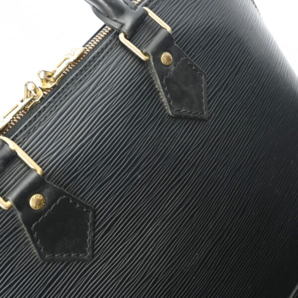 ik 00 0553665 10 Louis Vuitton Epi Alma Handbag Black