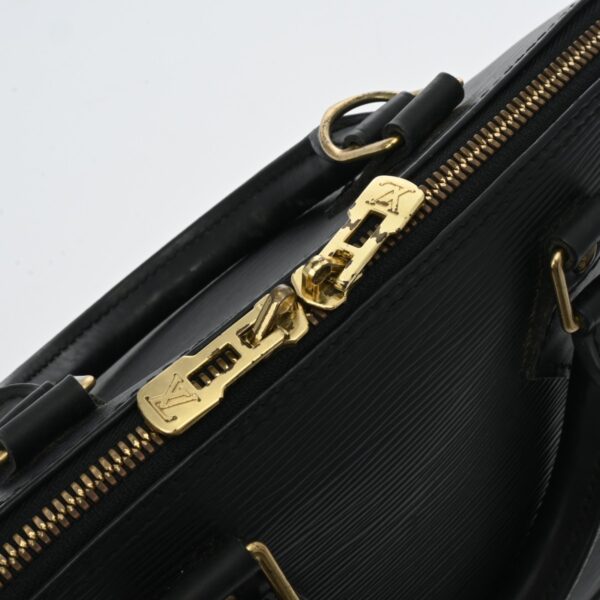 ik 00 0553665 12 Louis Vuitton Epi Alma Handbag Black