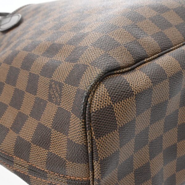 ik 00 0554818 7 Louis Vuitton Damier Neverfull MM Tote Bag Brown