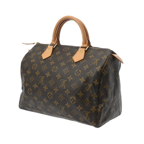 ik 00 0554921 3 Louis Vuitton Monogram Speedy 30 Handbag Brown